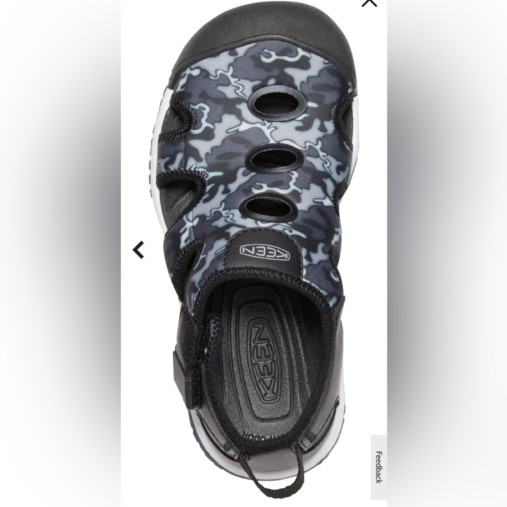KEEN Stingray Water Shoes for Kids Black Camo Size 12 - Picture 2 of 16